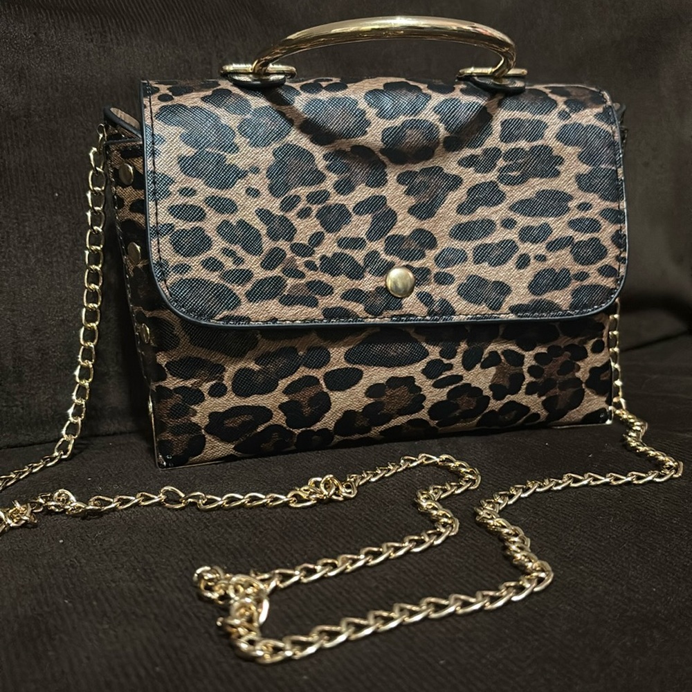 Animal print bag